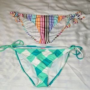 NWOT 2 Winki String Bikini Bottoms